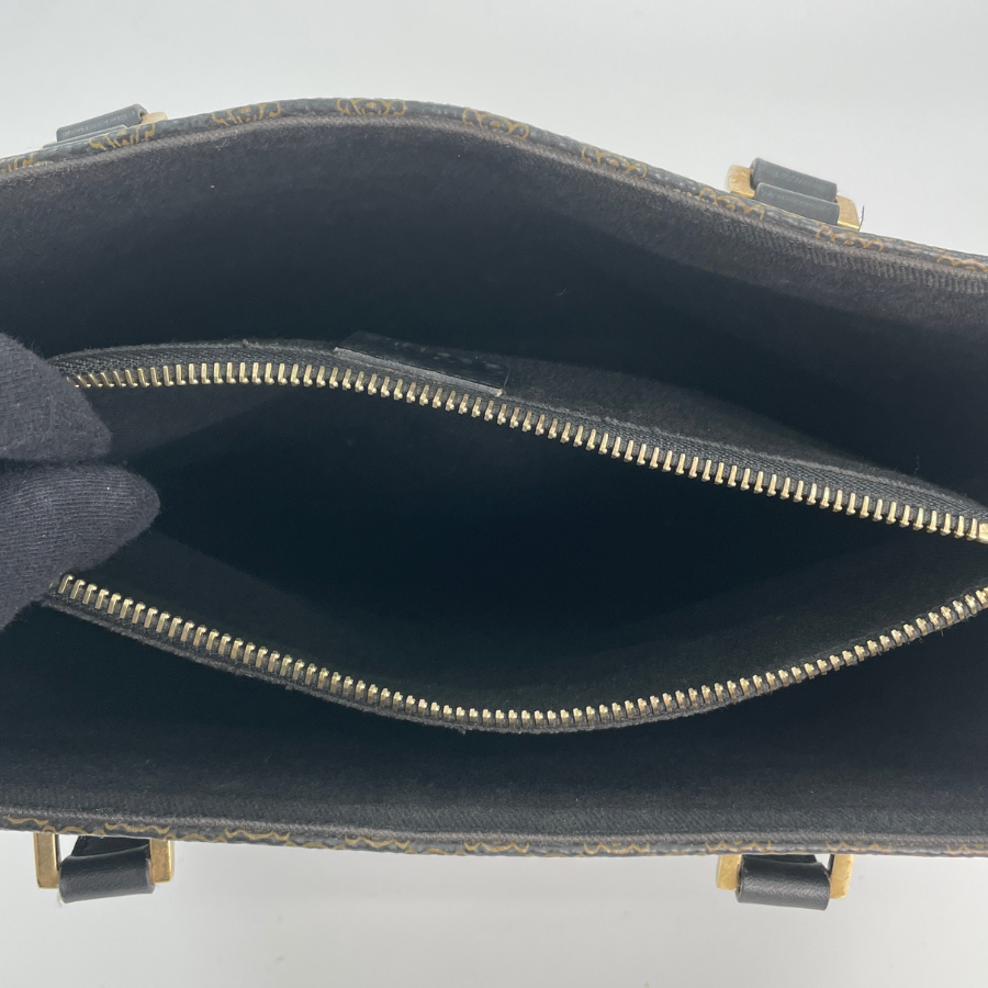 CELINE マカダム PVC トート 黒