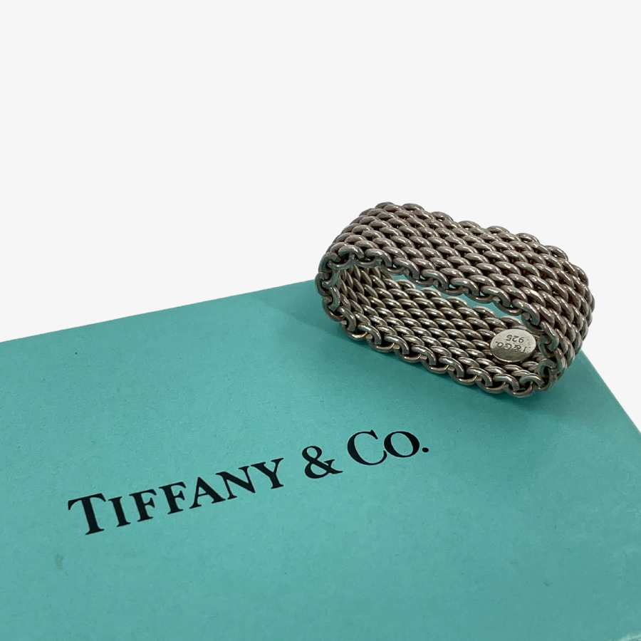 TIFFANY Stering Silver Chain Ring – Tibi Trunk