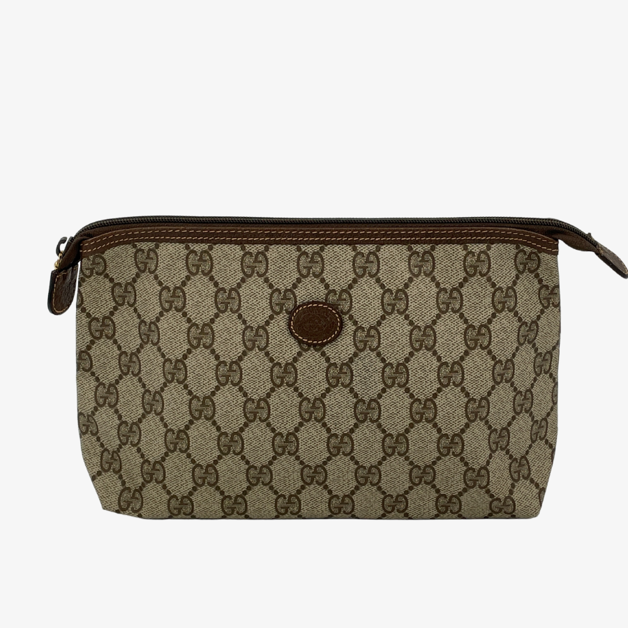 Gucci canvas discount pouch