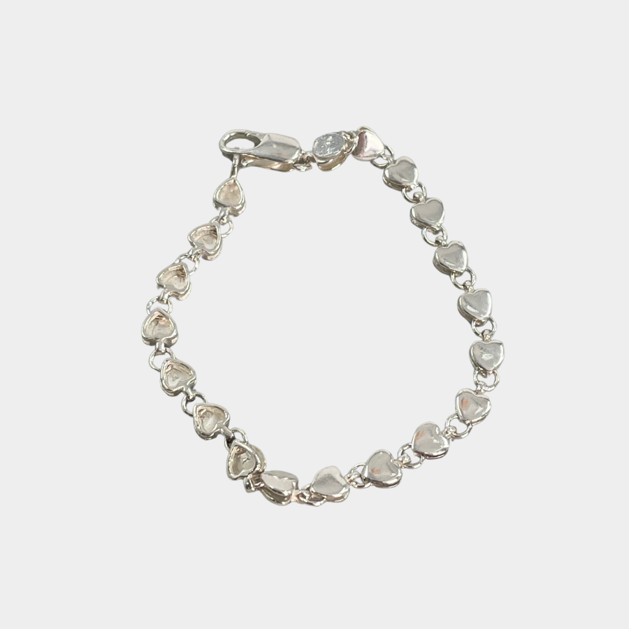 TIFFANY パフハート ブレスレット 17cm