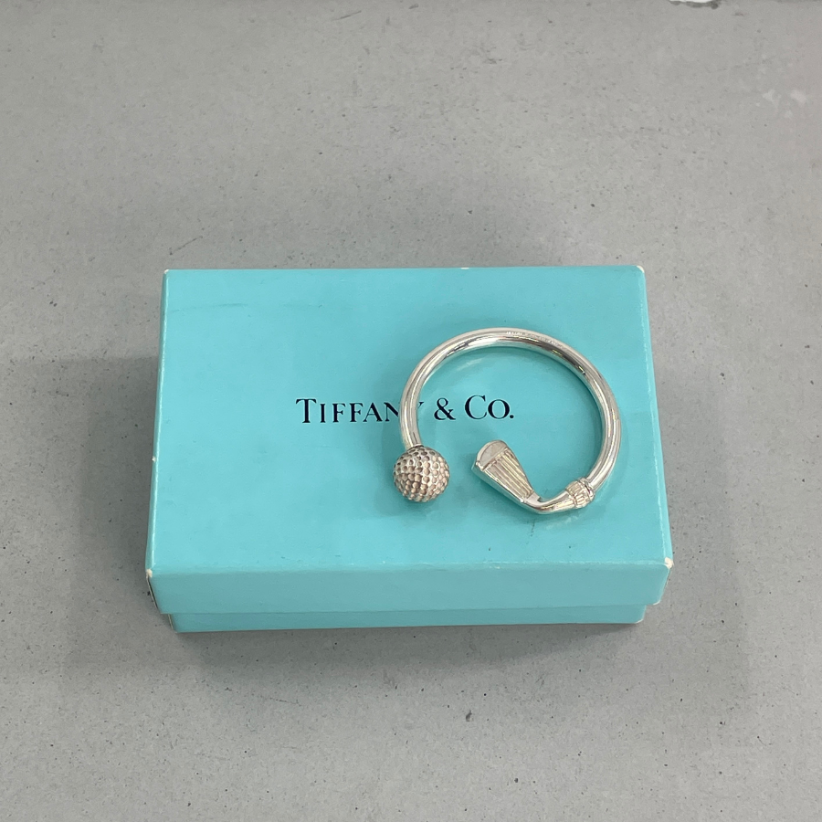 TIFFANY キーリング ゴルフボール