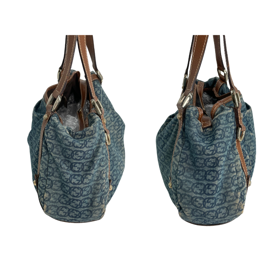 GUCCI ハンドバッグ デニム