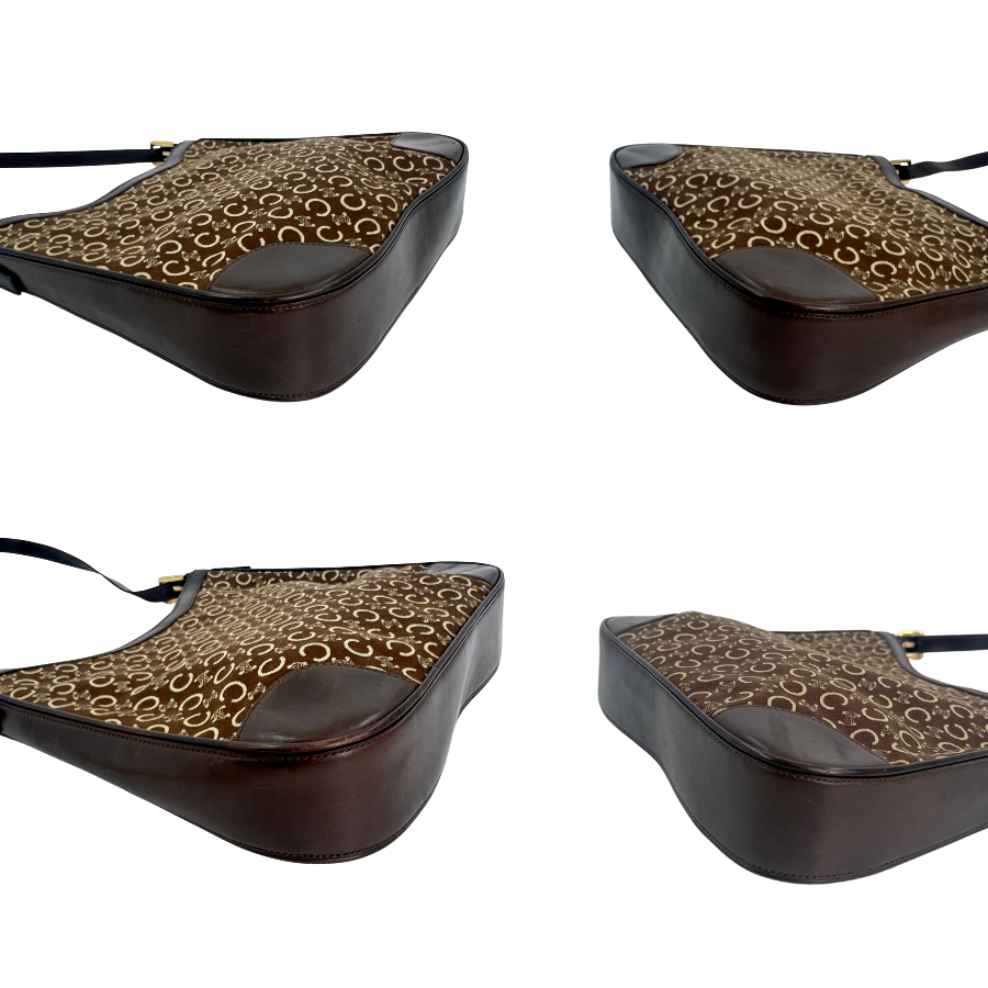 CELINE ショルダーバッグ 茶 F525