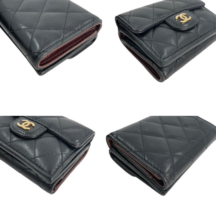CHANEL マトラッセ コンパクトウォレット