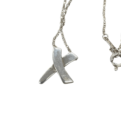 TIFFANY ネックレス シルバー X