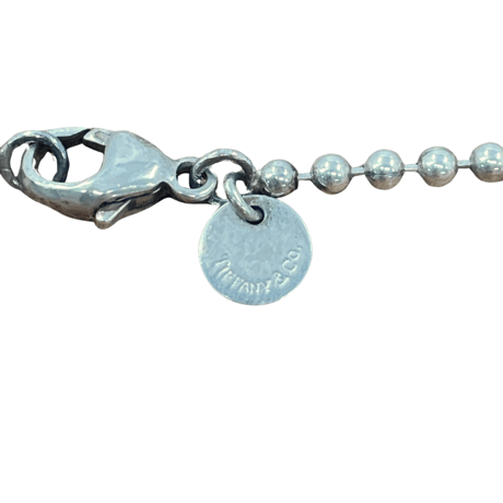 TIFFANY ネックレス ハート タグ ボールチェーン