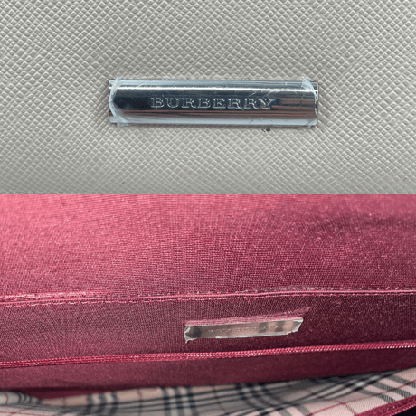 BURBERRY レザー ハンドバッグ