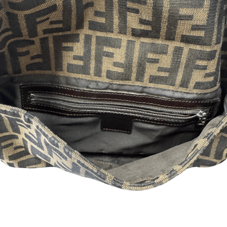 FENDI ズッカ マンマバケット ショルダーバッグ