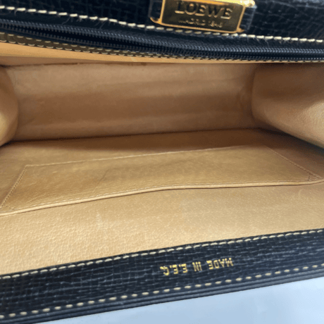 LOEWE ハンドバッグ 2WAY ブラックレザー