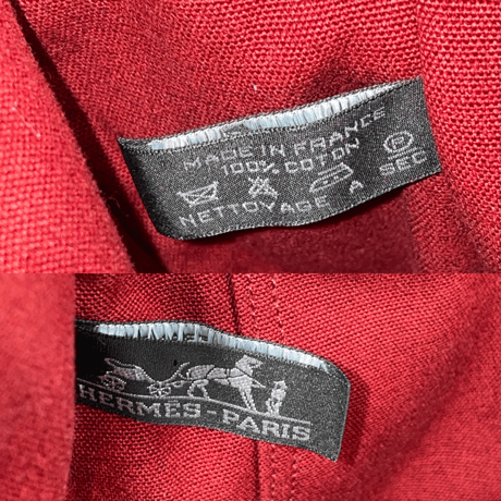 HERMES フールトゥトートMM レッド