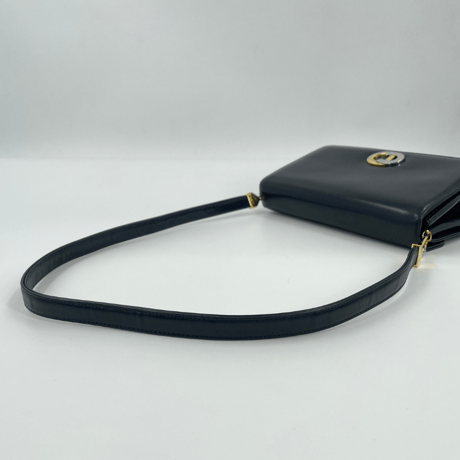 DIOR レザーショルダーバッグ コインケース