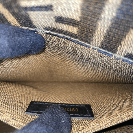 FENDI ズッカ バニティバッグ キャンバス ショルダー