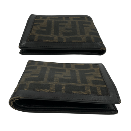 FENDI 財布 二つ折り ズッカキャンバス