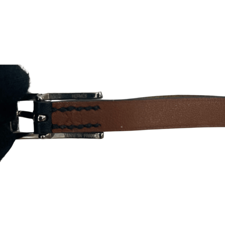 HERMES ブレスレット ビーアピ ドゥブルトゥール レザー JU318