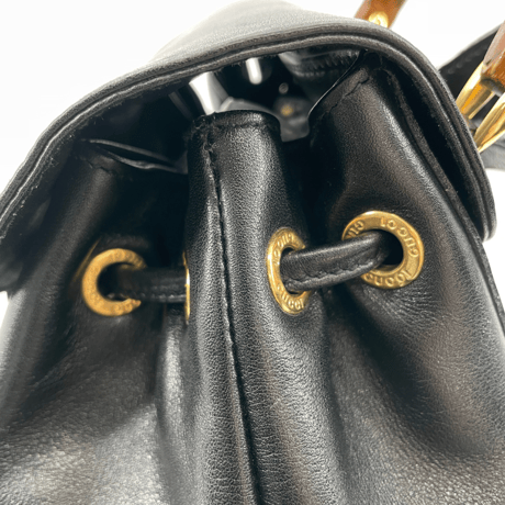 GUCCI バンブー レザー リュックサック