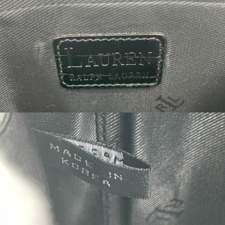 RALPH LAUREN ショルダーバッグ リザードレザー JT859