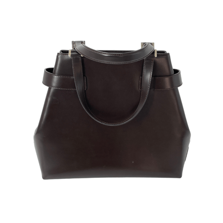 Ferragamo ハンドバッグ レザー ブラウン