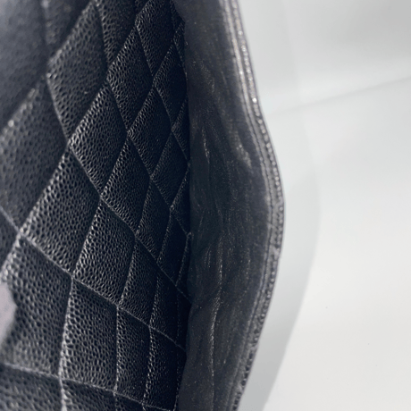 CHANEL キャビア 復刻トート 黒ゴールド