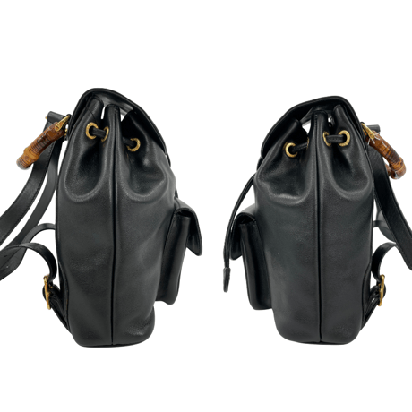 GUCCI バンブー レザー リュックサック
