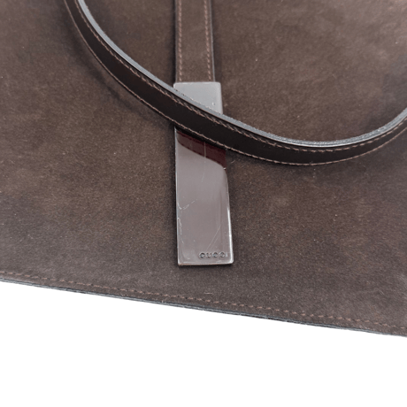 GUCCI トートバッグ レザー・スエード