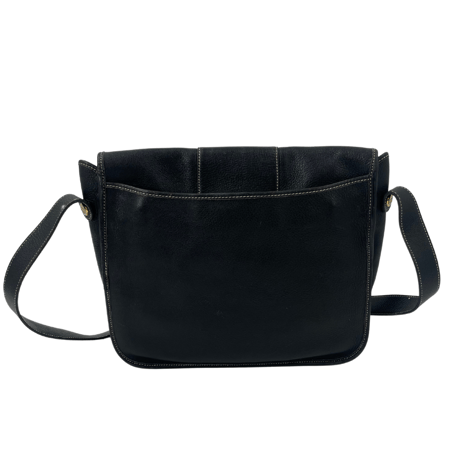 CHRISTIAN DIOR ショルダーバッグ ブラック レザー
