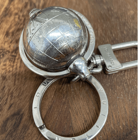LOUIS VUITTON キーホルダー シルバー メッキ