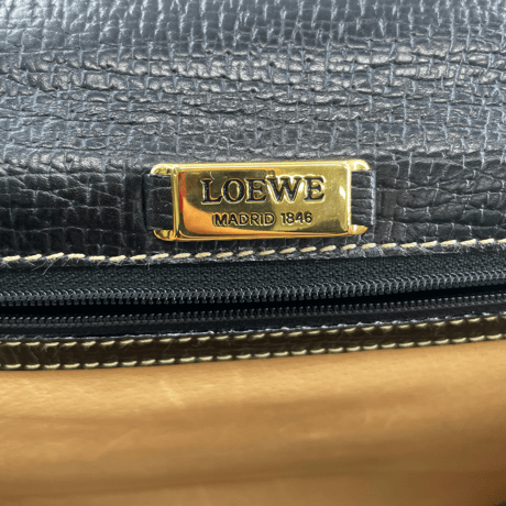 LOEWE ハンドバッグ 2WAY ブラックレザー