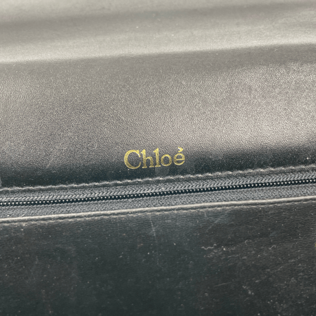 CHLOE チェーンショルダーバッグ ブラック