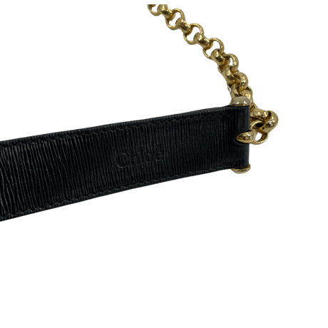 CHLOE チェーンショルダーバッグ ブラック