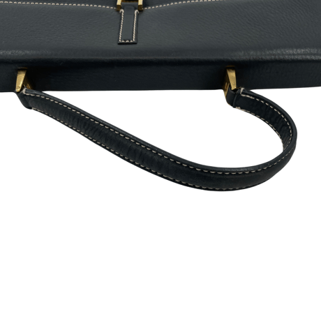 SALVATORE FERRAGAMO ハンドバッグ レザー ブラック