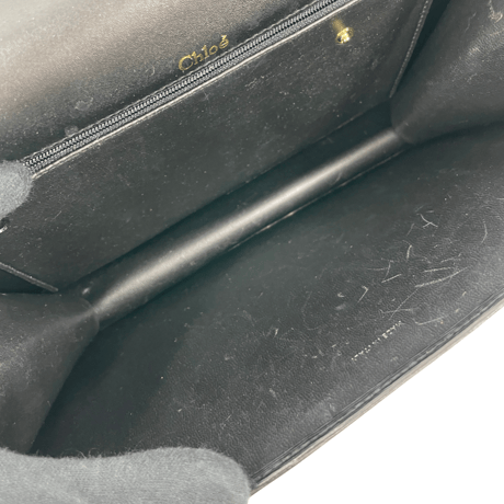 CHLOE チェーンショルダーバッグ ブラック