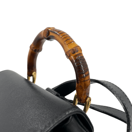 GUCCI バンブー レザー リュックサック