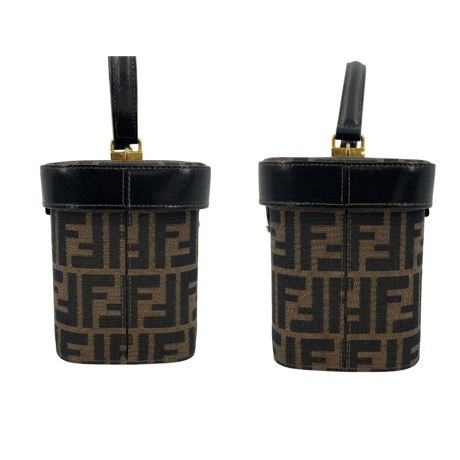 FENDI ズッカ バニティバッグ キャンバス ショルダー