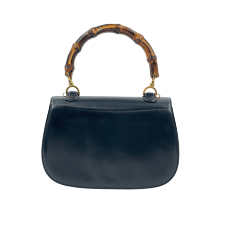 GUCCI バンブー 2way ダークネイビー