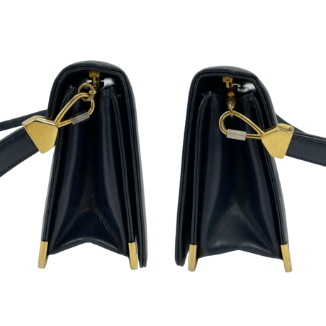 DIOR レザーショルダーバッグ コインケース