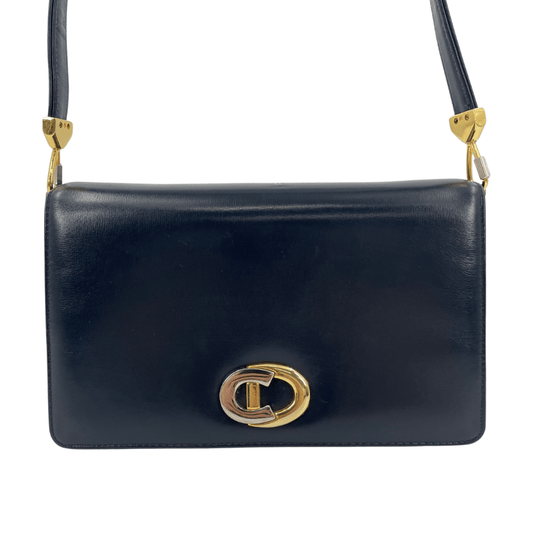 DIOR レザーショルダーバッグ コインケース