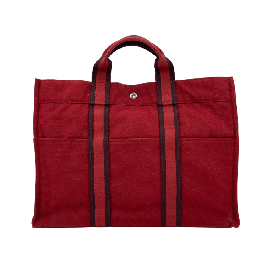 HERMES フールトゥトートMM レッド