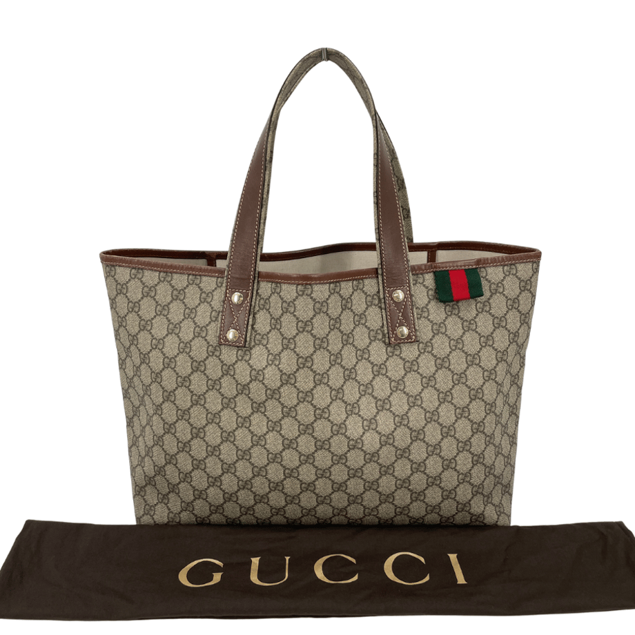 GUCCI GGスプリームトートバッグ