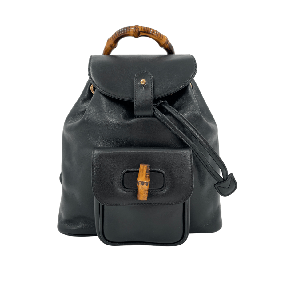 GUCCI バンブー レザー リュックサック