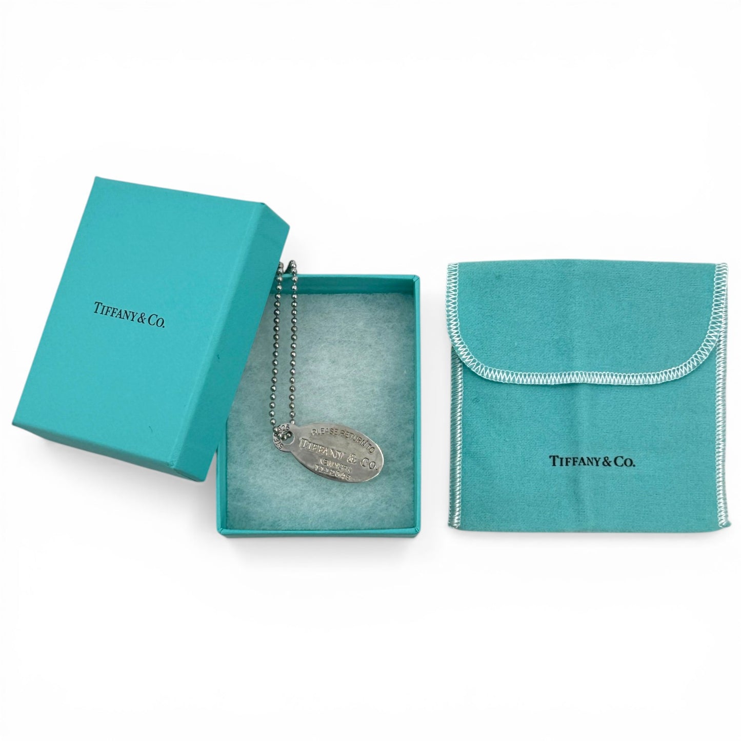 TIFFANY リターントゥ オーバルタグ ネックレス SV925