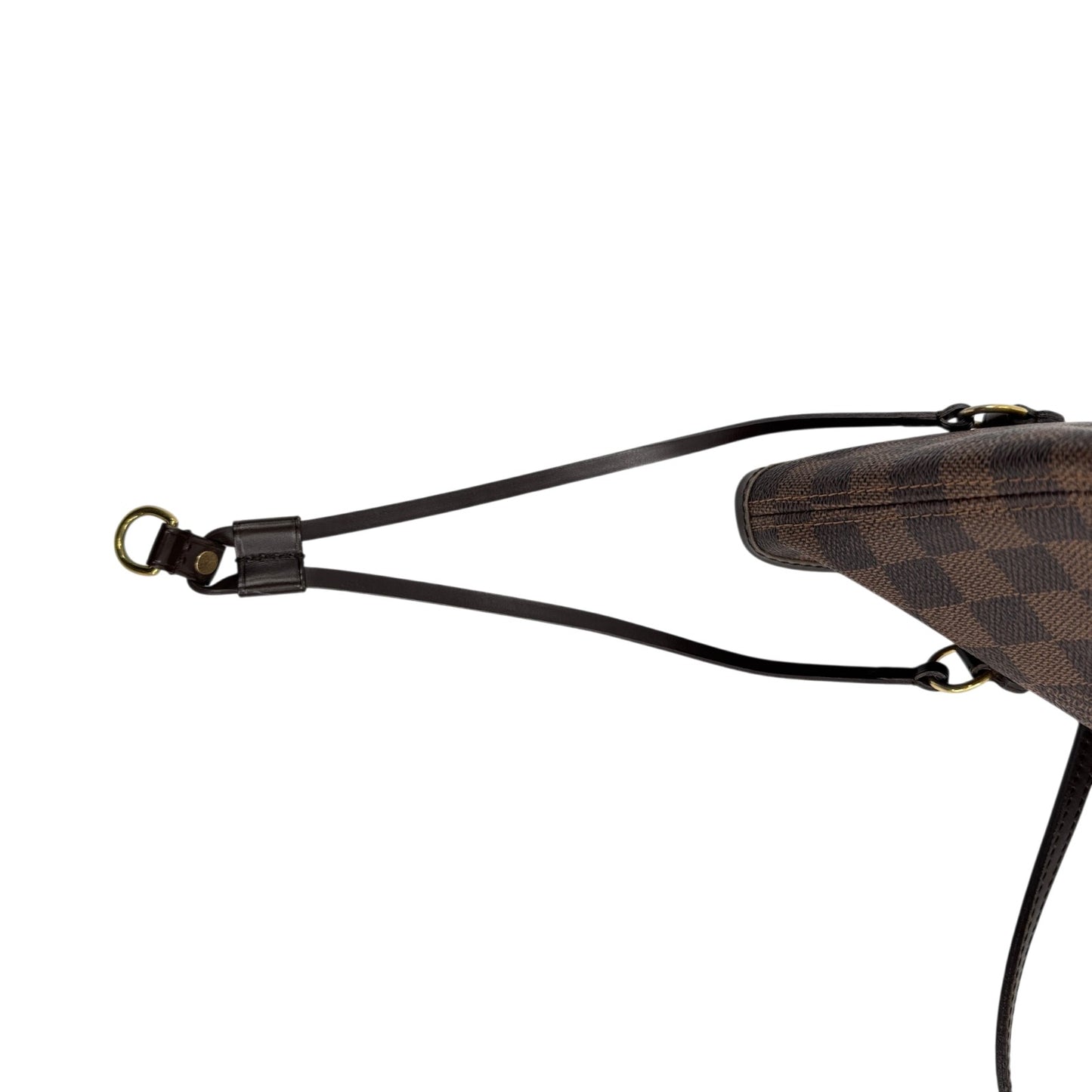 LOUIS VUITTON ネヴァーフルMM トートバッグ ダミエ・エベヌ ブラウンキャンバス N51105