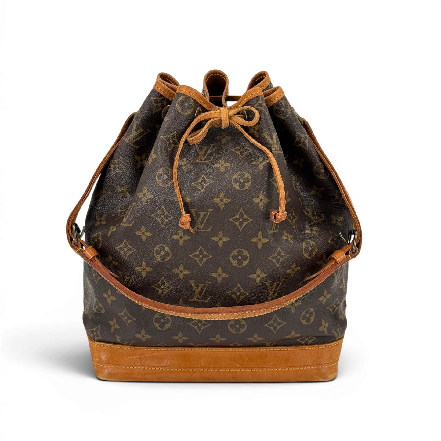 LOUIS VUITTON ノエ GM モノグラム ブラウン 巾着 バケットショルダーバッグ M42224