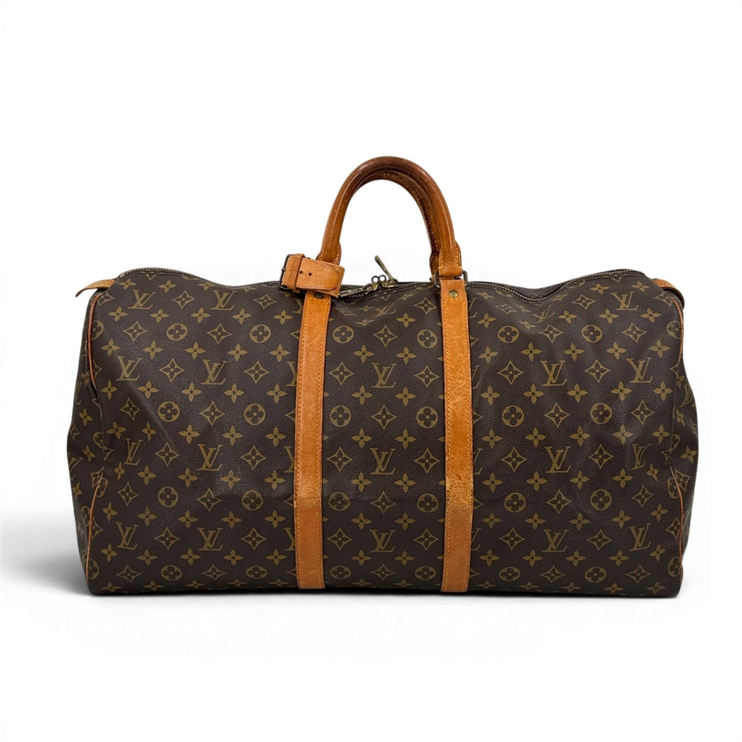 LOUIS VUITTON キーポル55 モノグラムキャンバス ブラウン 旧型 ボストンバッグ M41424
