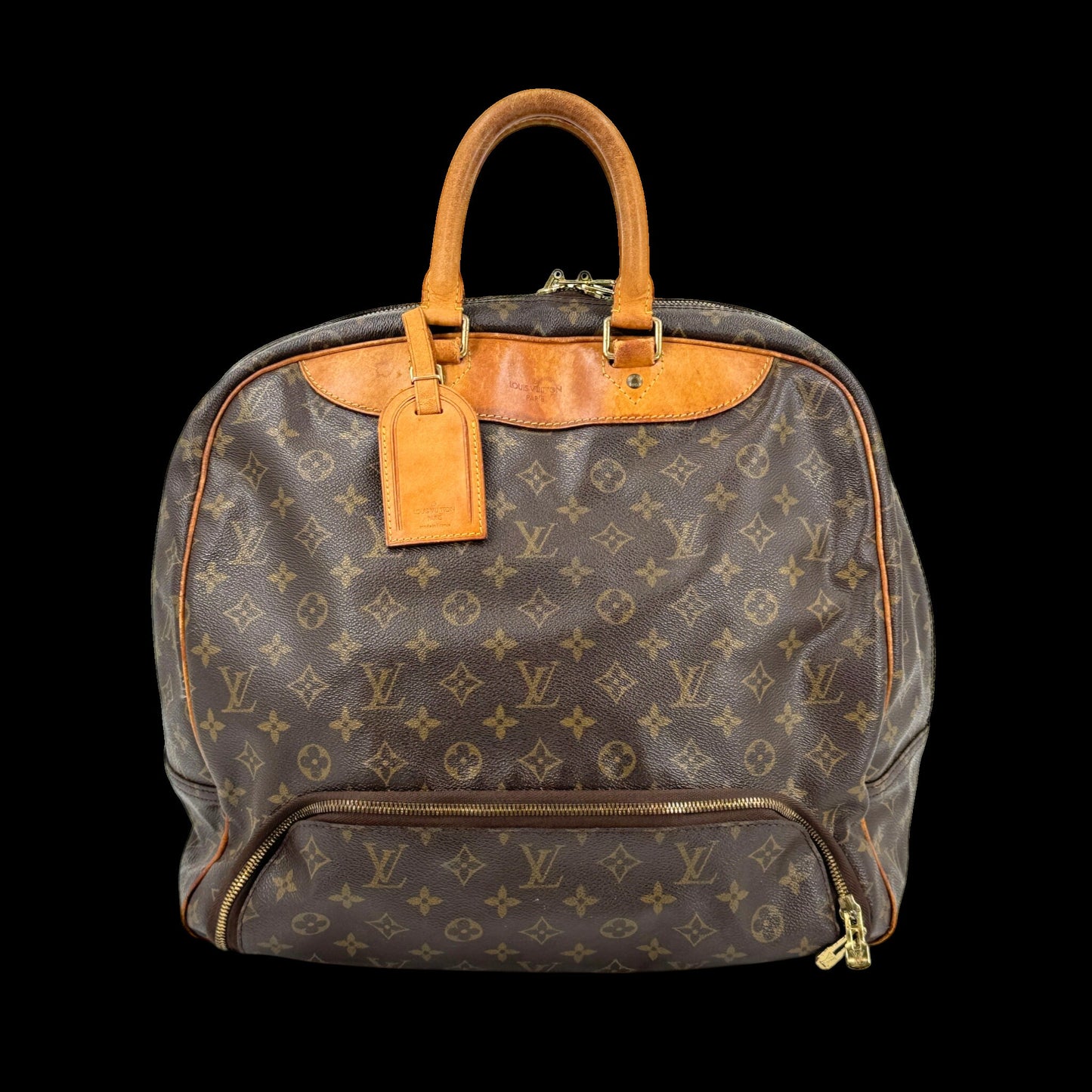 LOUIS VUITTON エヴァジオン モノグラムキャンバス ブラウン ボストンバッグ M41443