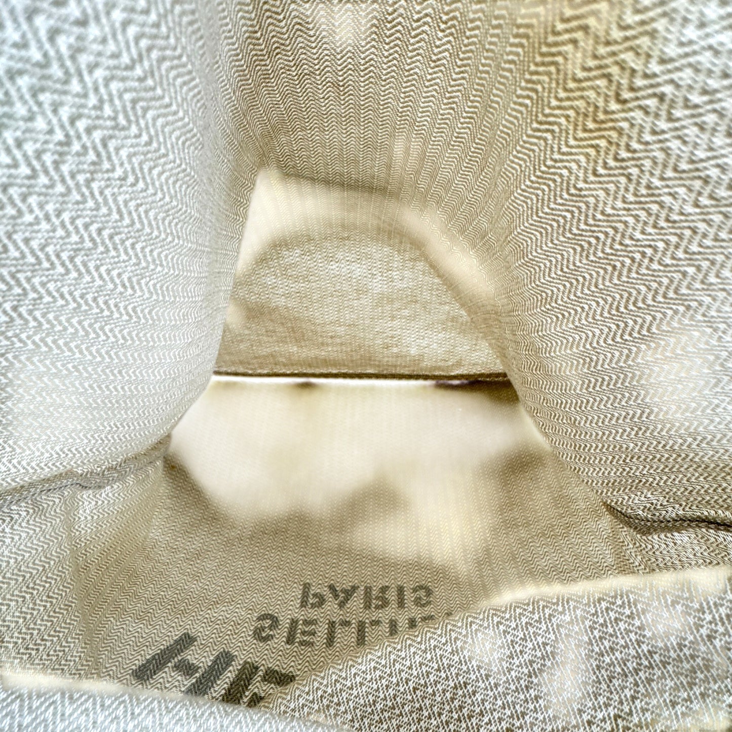 HERMES アリーヌ キャンバス トートバッグ ヴィンテージ ブルー