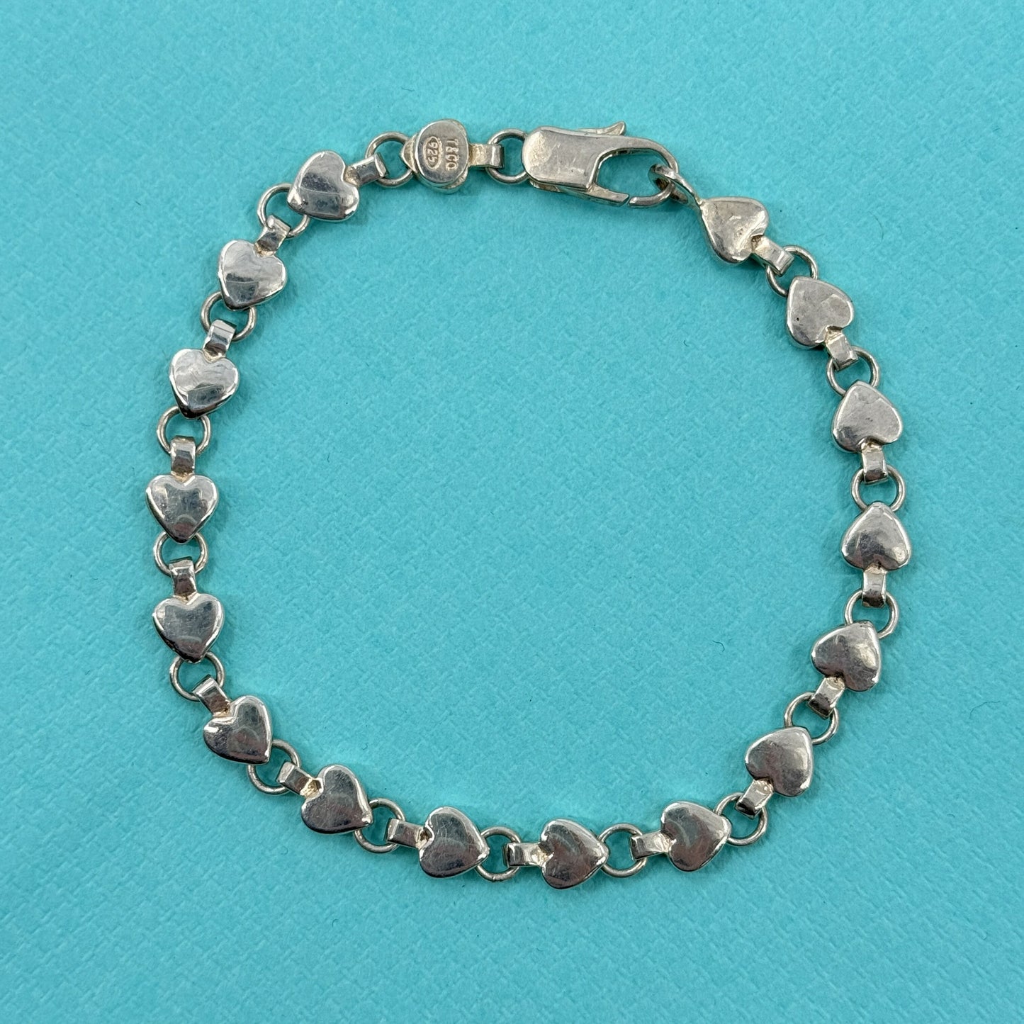 TIFFANY パフハート チェーンブレスレット SV925