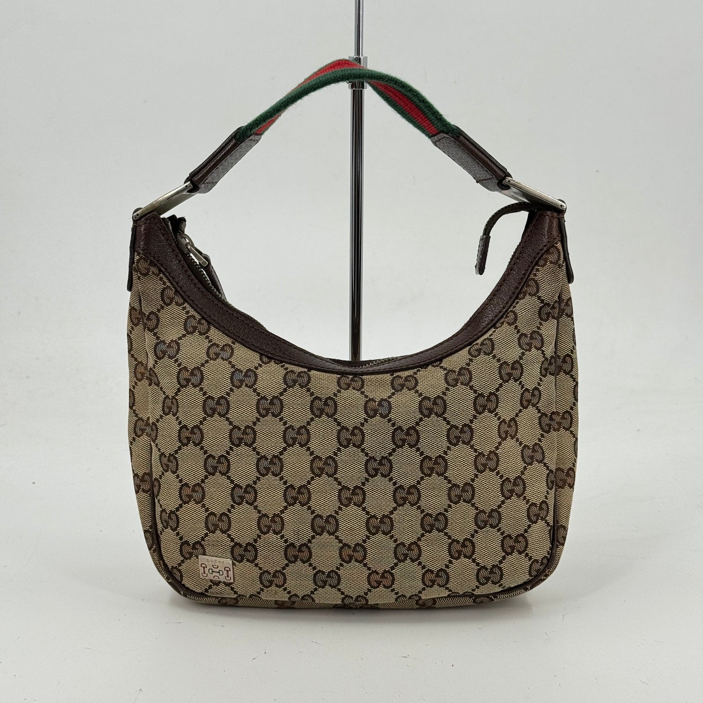 GUCCI シェリーライン ホーボーバッグ GGキャンバス ハンドバッグ