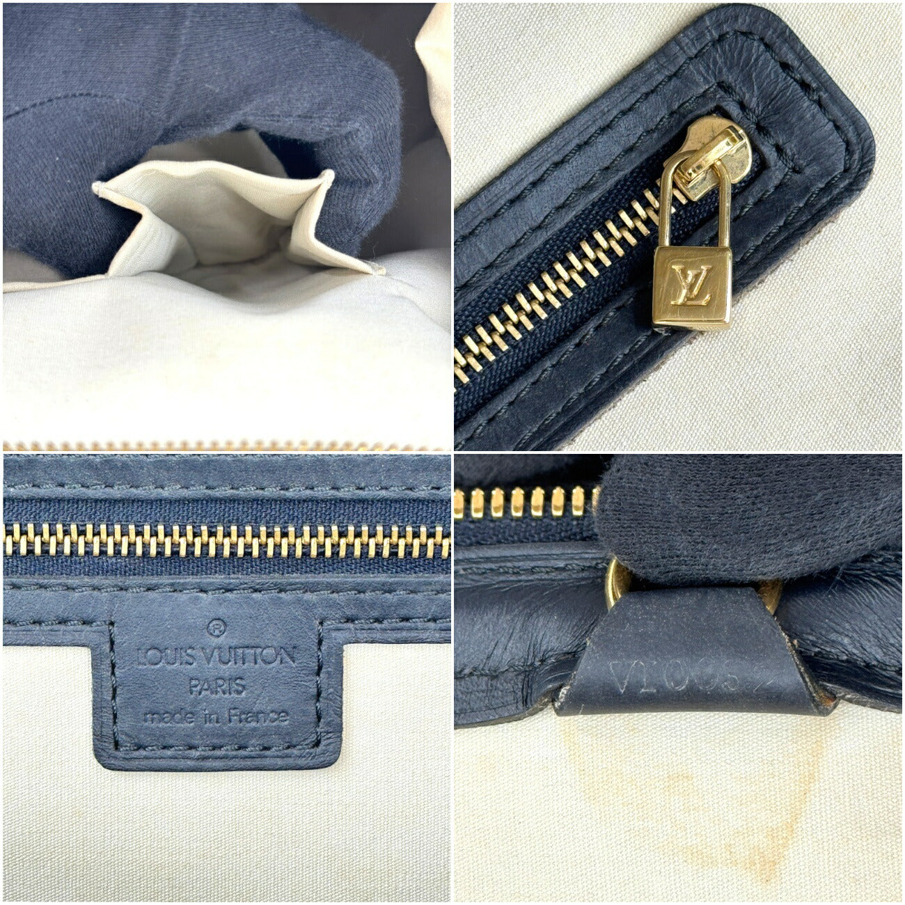 LOUIS VUITTON ジョセフィーヌGM モノグラム ミニラン カーキ ハンドバッグ M92310