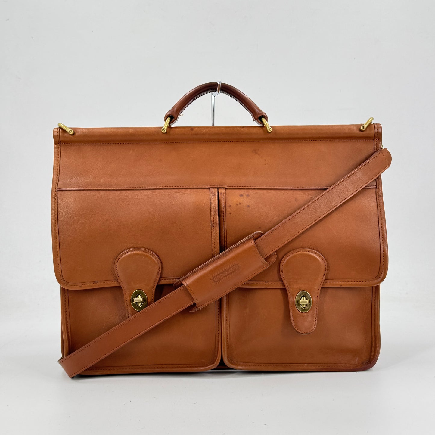 COACH ショルダーバッグ ダブルターンロック メッセンジャー