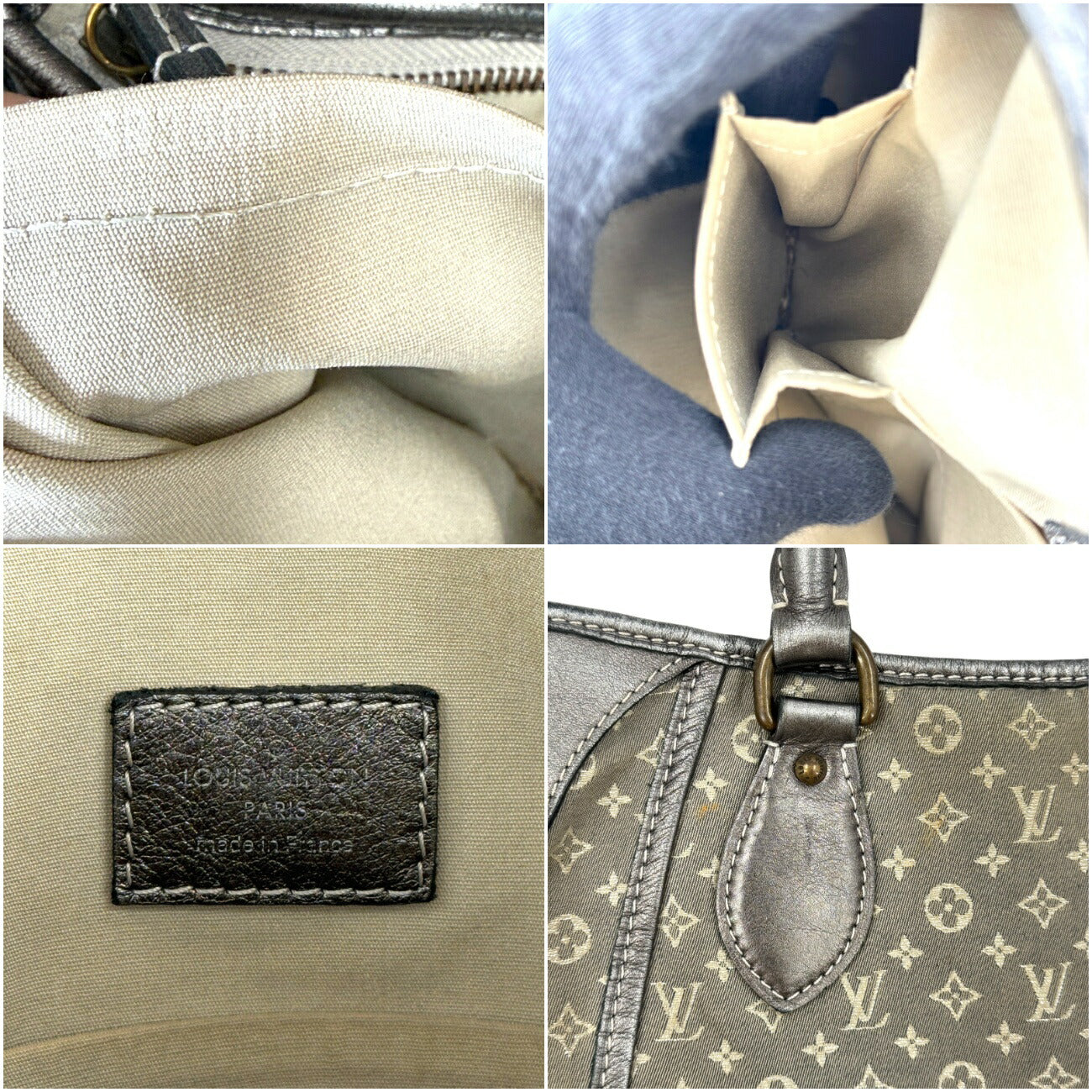 LOUIS VUITTON ブザス アンジュール モノグラム ミニキャンバス グレー 2WAY M95622